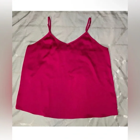 Zeagoo Fuchsia V-Neck Camisole - Picture 3 of 6
